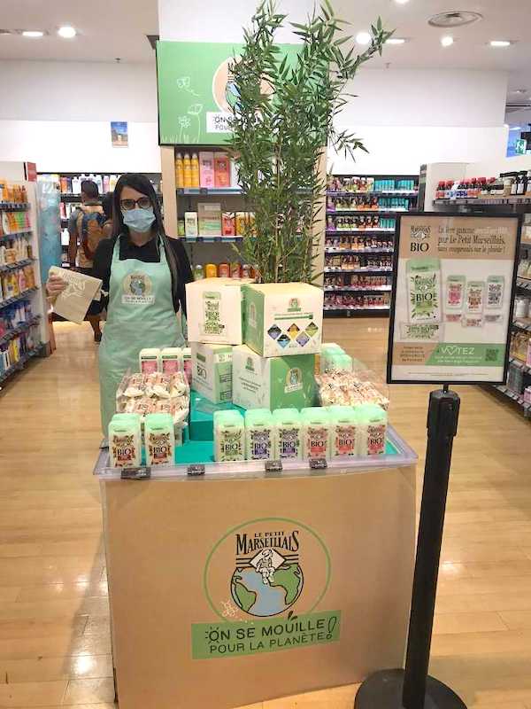 animatrice commerciale formée au discours de marque chez Monoprix 