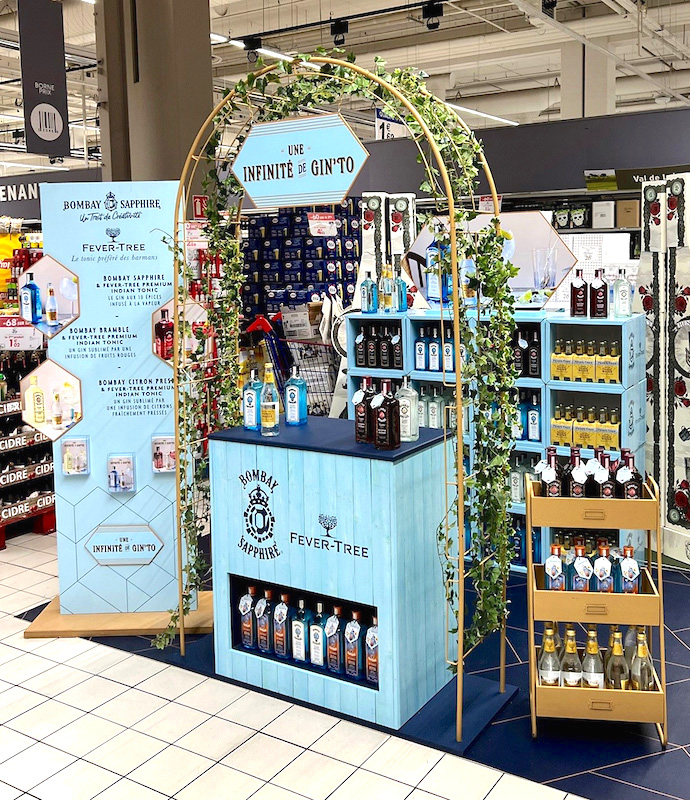 Shop in shop Bombay x Fever Tree
