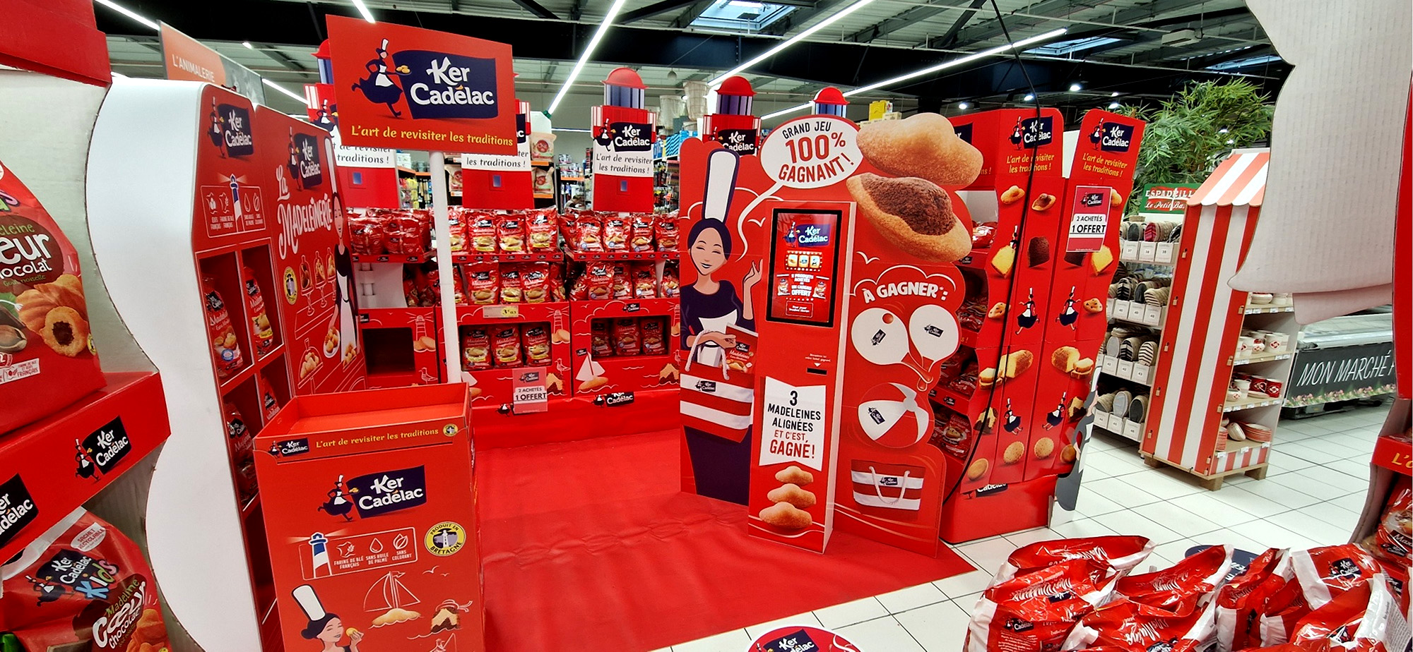 Dispositif évènementiel en magasin Ker Cadelac
