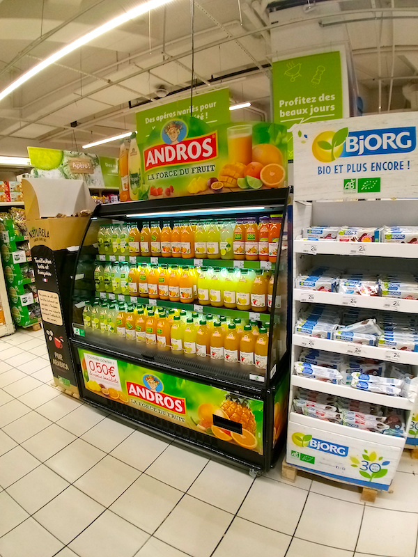 Dispositif force de vente supplétive imaginé par STRADA Marketing pour la marque Andros
