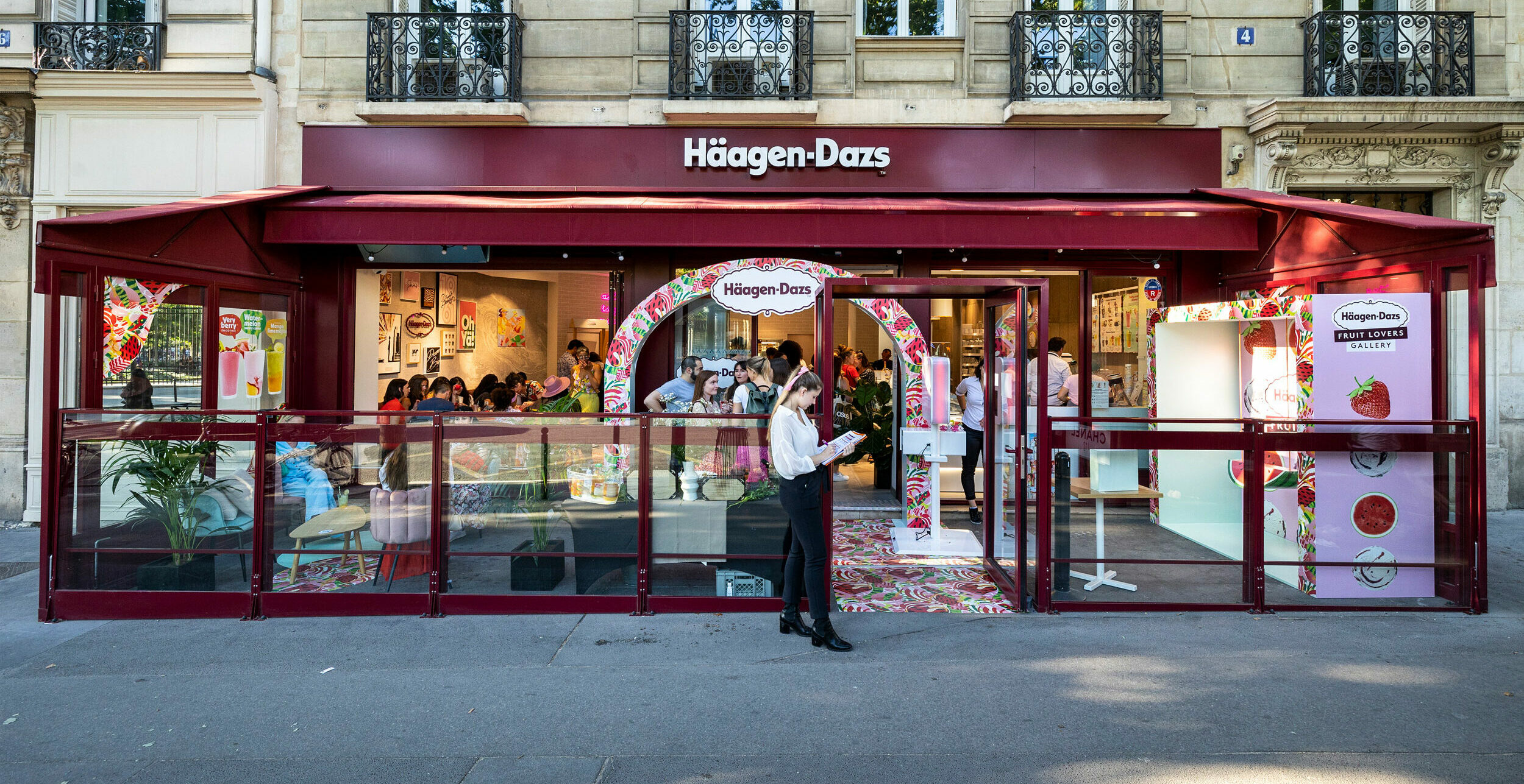 Évènement expérientiel en boutique Häagen Dazs