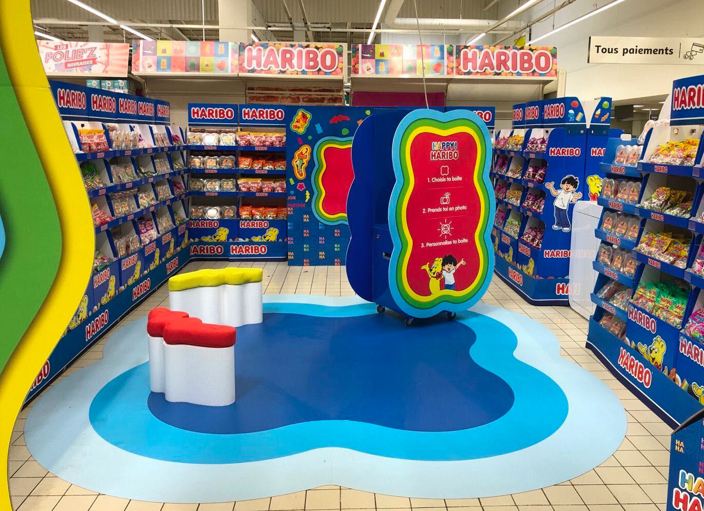 Événement de marque en grande surface