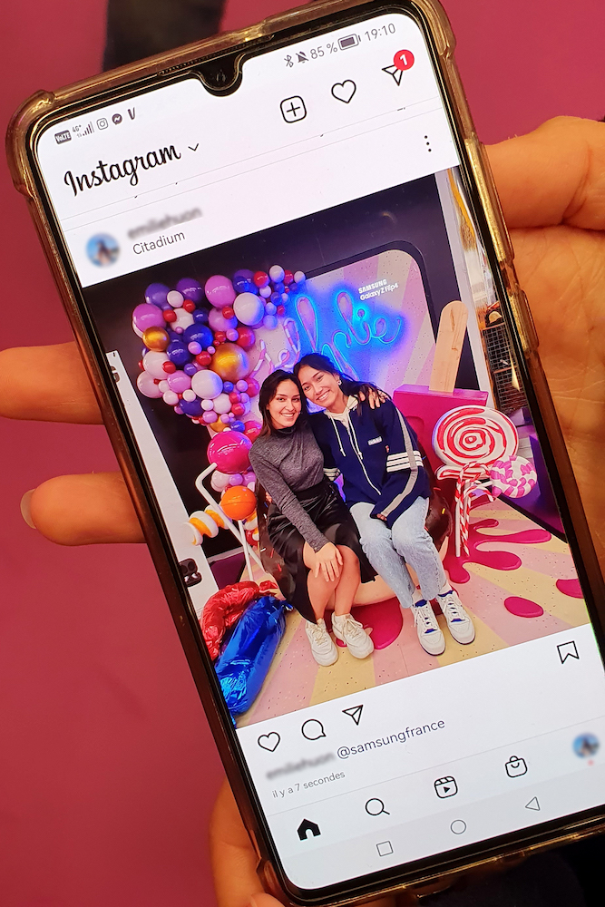 Dispositif 360° « Selfplie » déployé par STRADA Marketing pour la marque high-tech Samsung