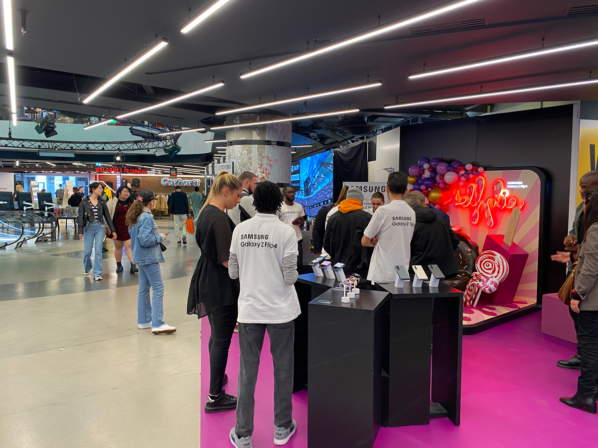 Activation en point de vente Samsung