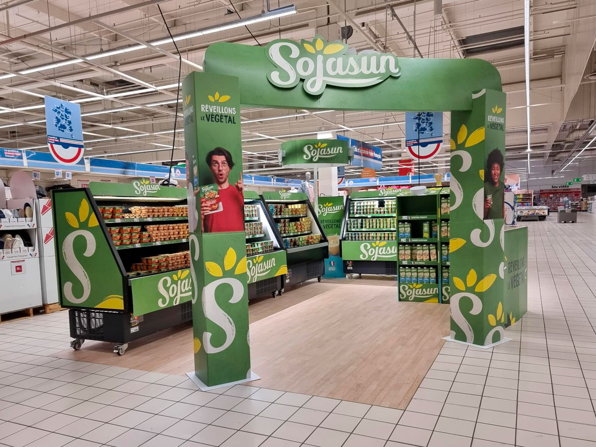 dispositif d'activation point de vente : evenement magasin et animation commerciale sojasun