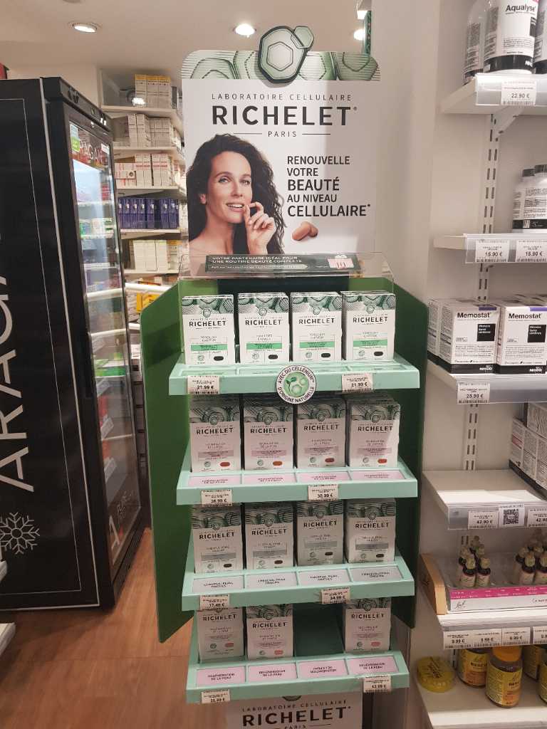 Animations en pharmacie beauté Richelet
