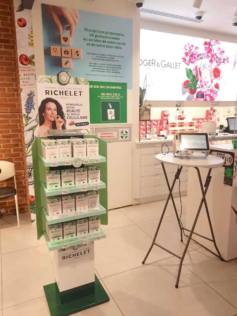activation beauté point de vente Richelet