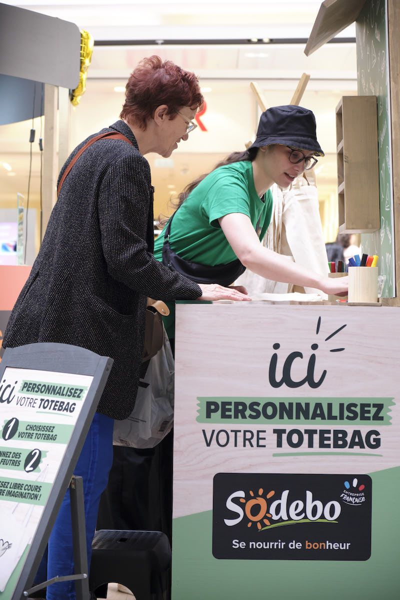 activation shopper anniversaire de marque Sodebo