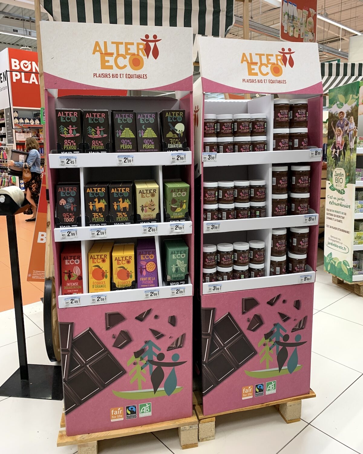 agence dispositif merchandising saisonnier Bjorg & Cie