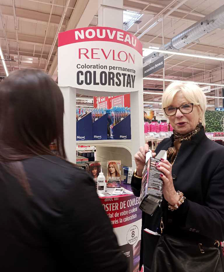 animatrice commerciale en grande surface