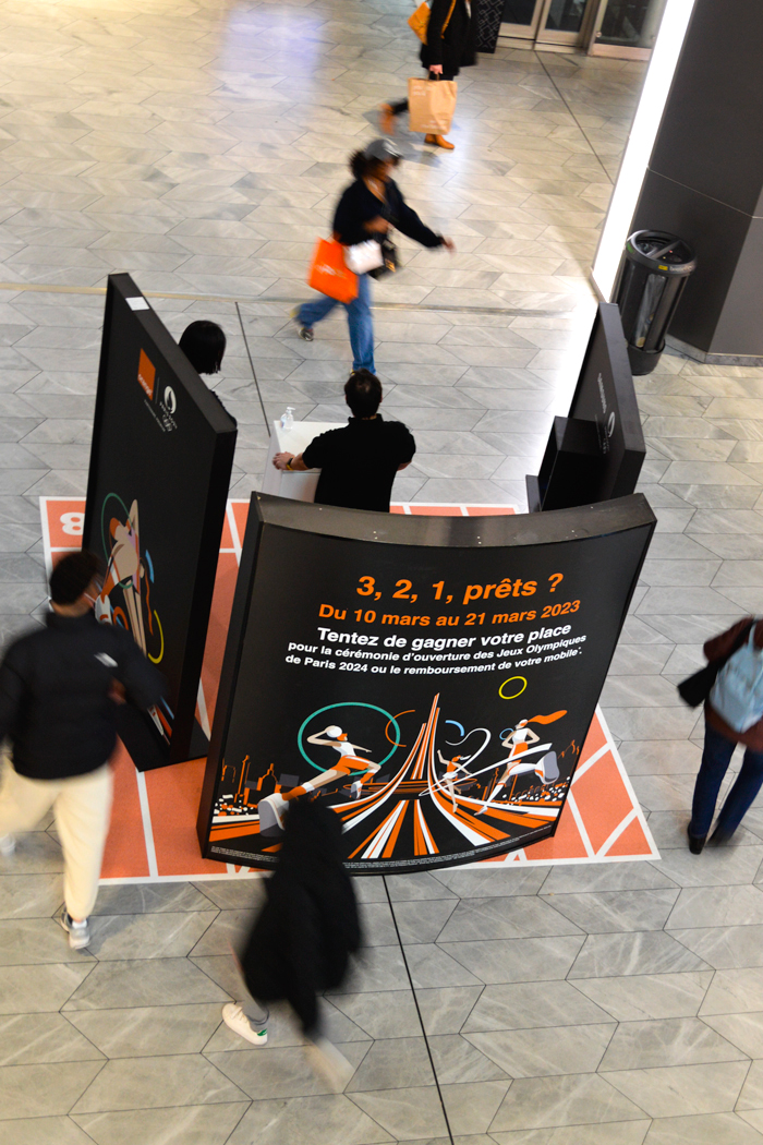 dispositif d'activation Orange, Samsung et Jeux Olympiques Paris 2024