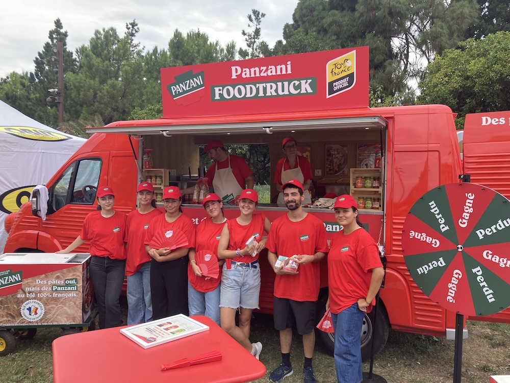 Dispositif evenementiel sur le Tour de France