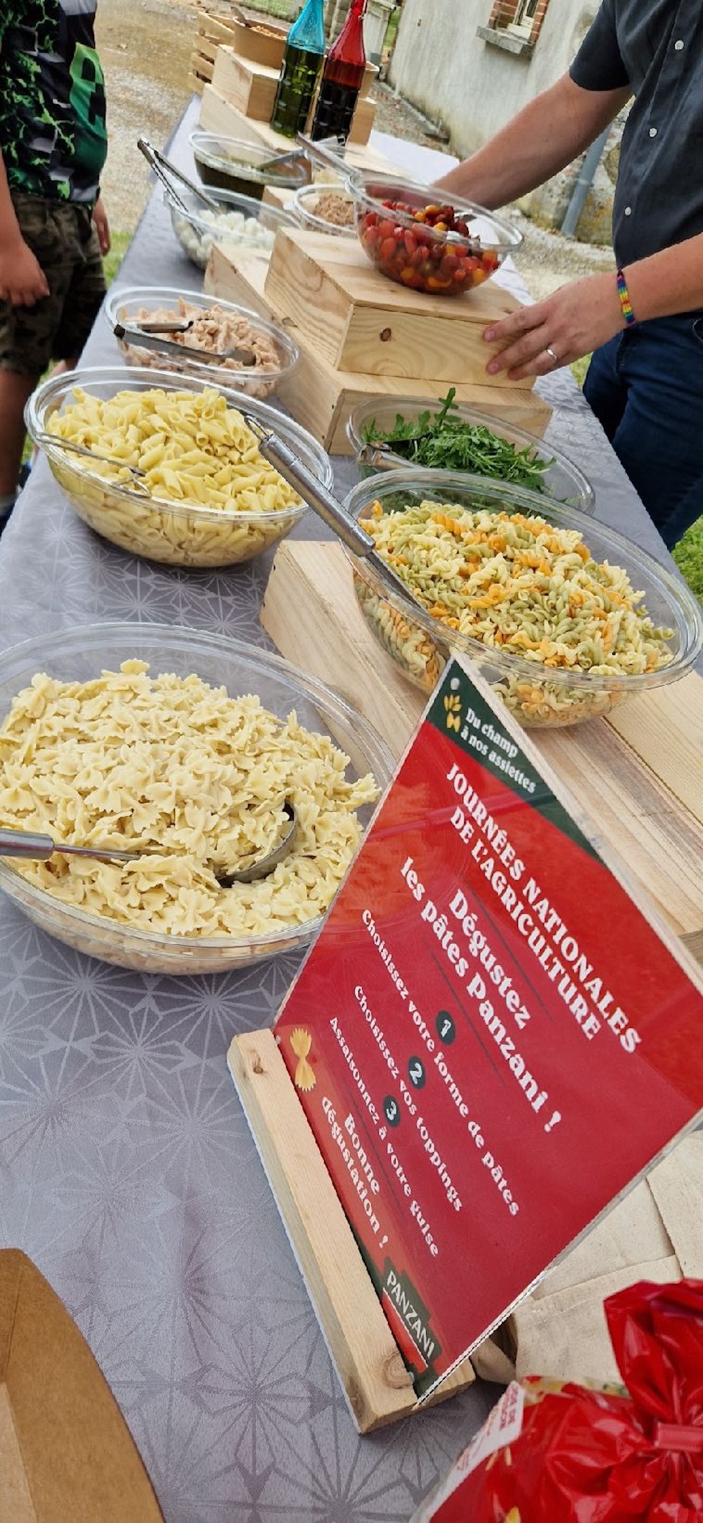 Dégustation pates Panzani JNA