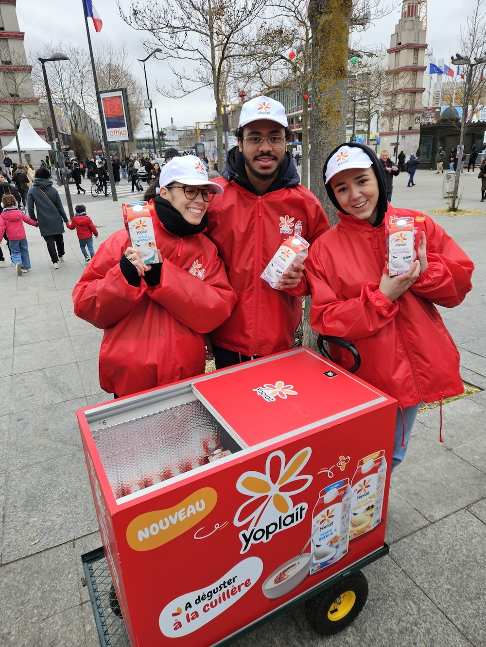 Echantillonnage en street marketing