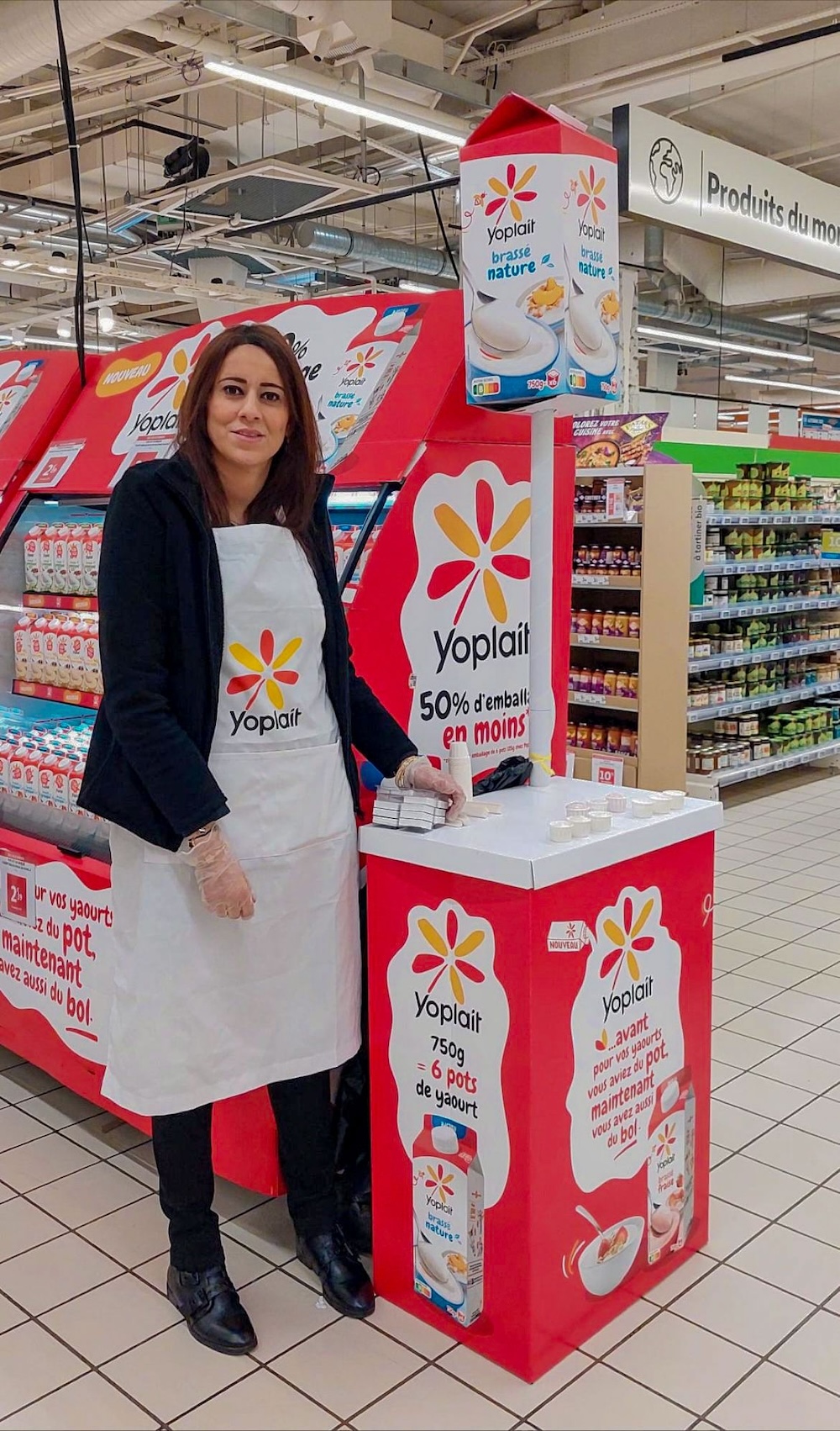 Animation commerciale Yoplait en GSA