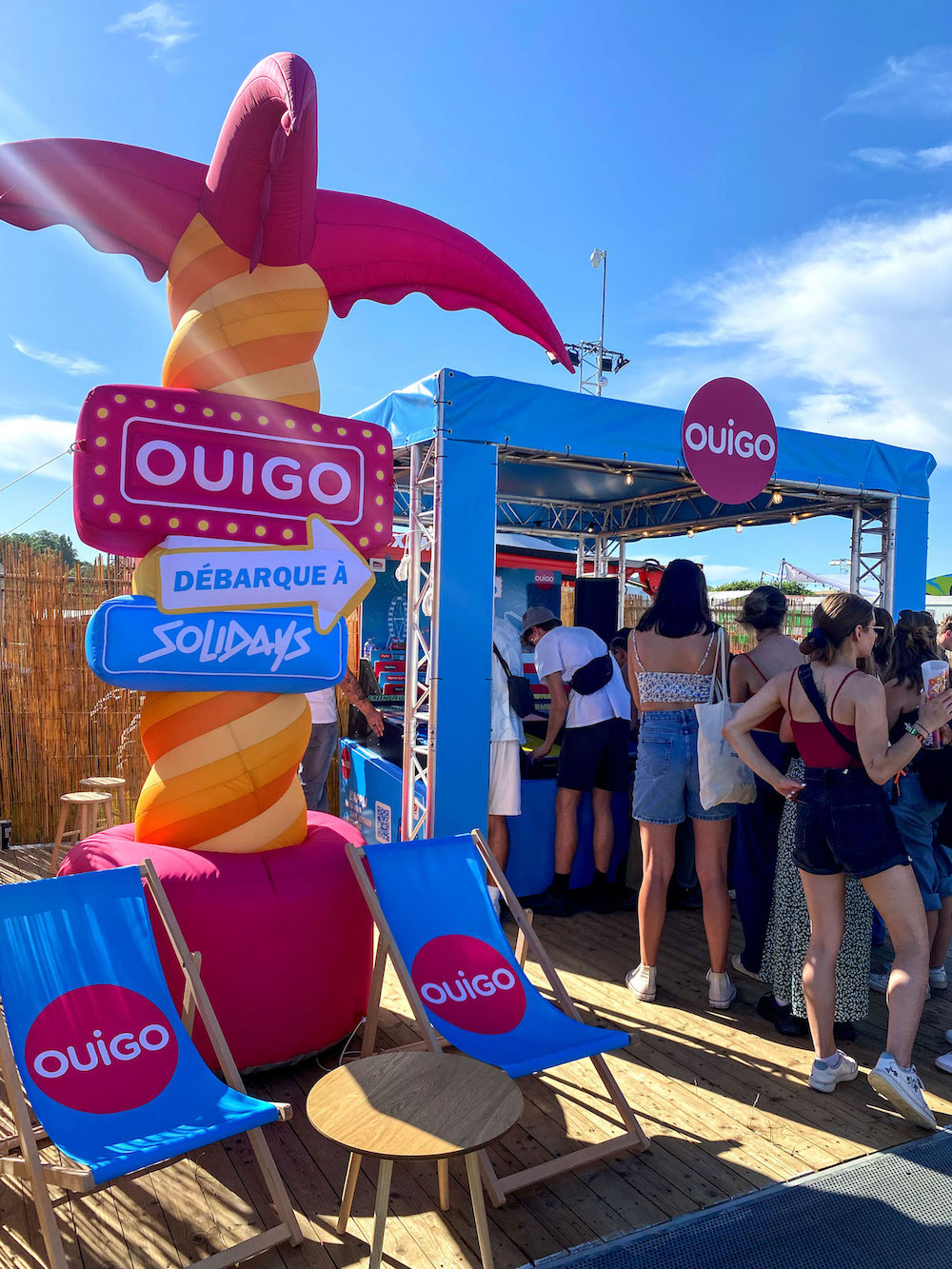 OUIGO au festival Solidays avec un dispositif événementiel et expérientiel inédit