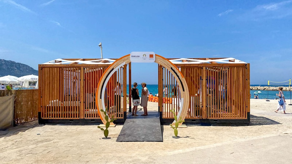 Dispositif plage Orange x Samsung