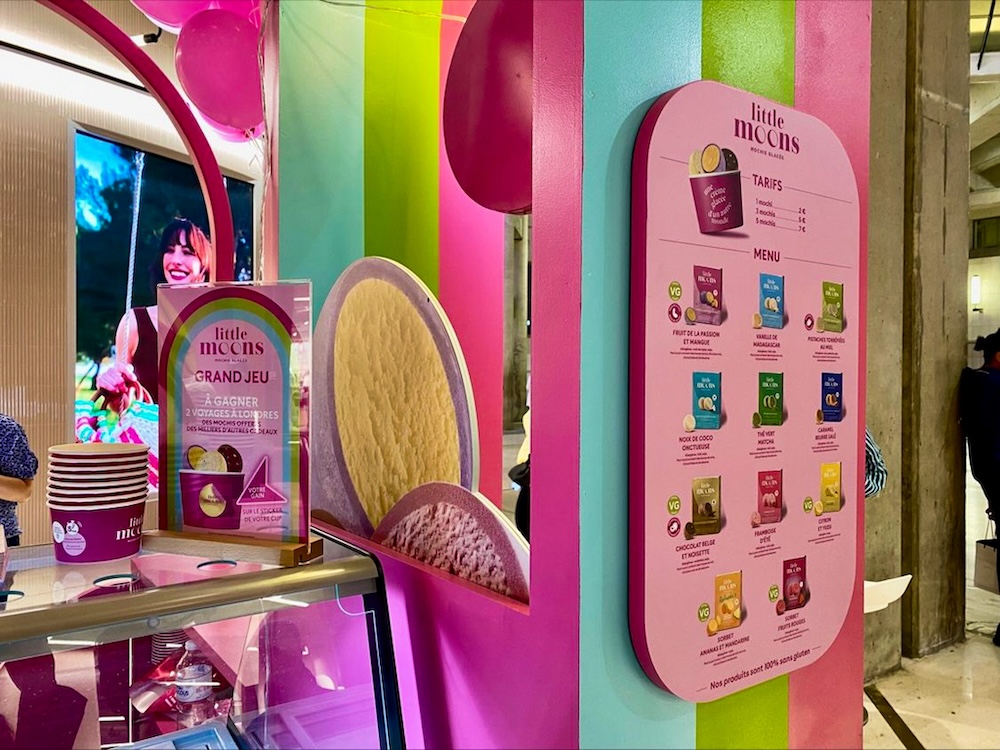 Pop-up store mochis glacés par STRADA Marketing