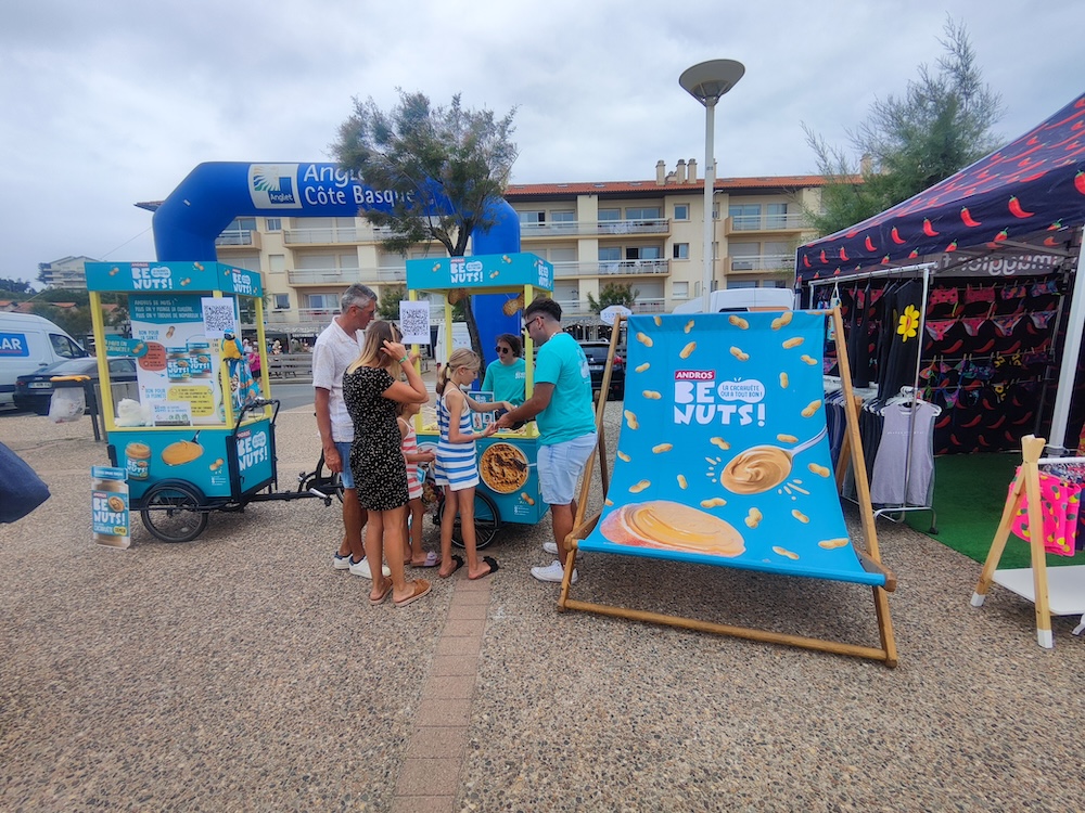 triporteur Andros be nuts par STRADA Marketing