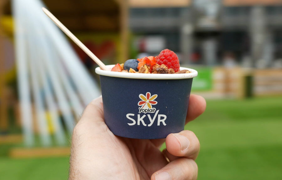 tournée de sampling Skyr
