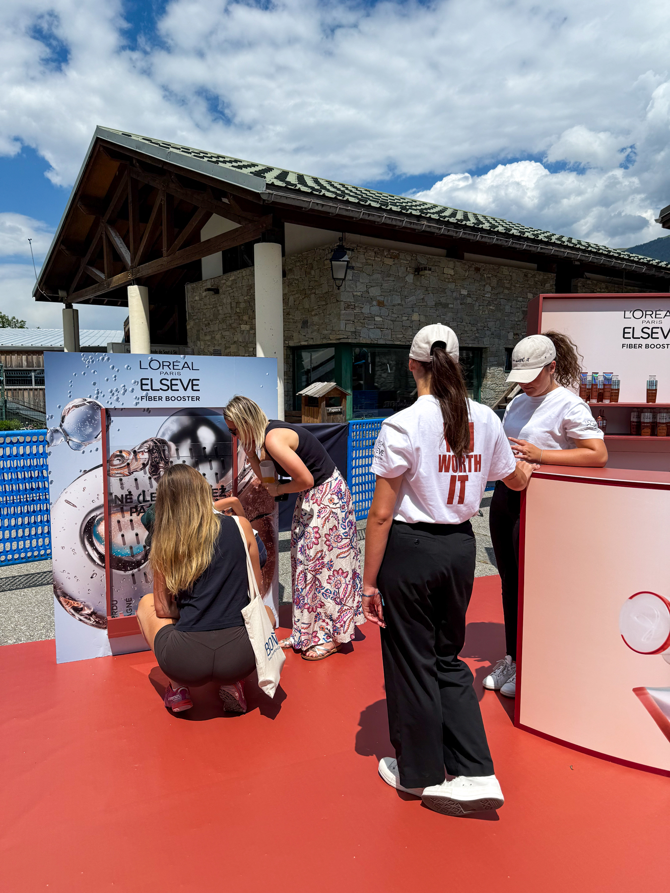 activation de marque événement sportif Red Bull 400 Courchevel