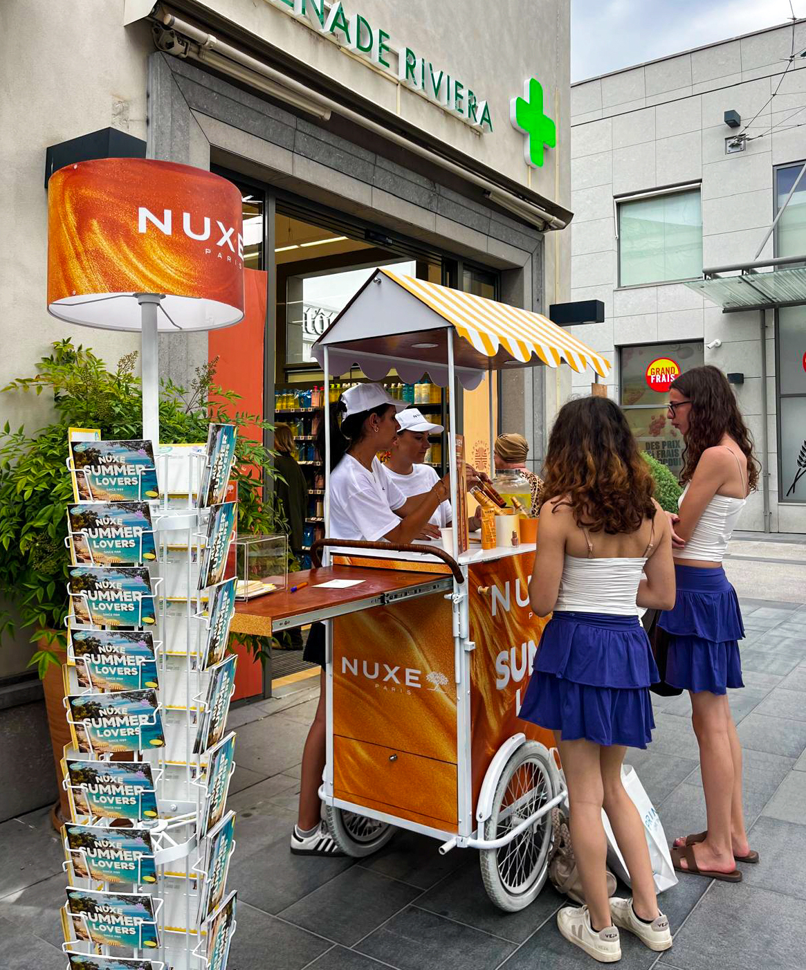 tournée d'événementiel avec dispositif estival street marketing
