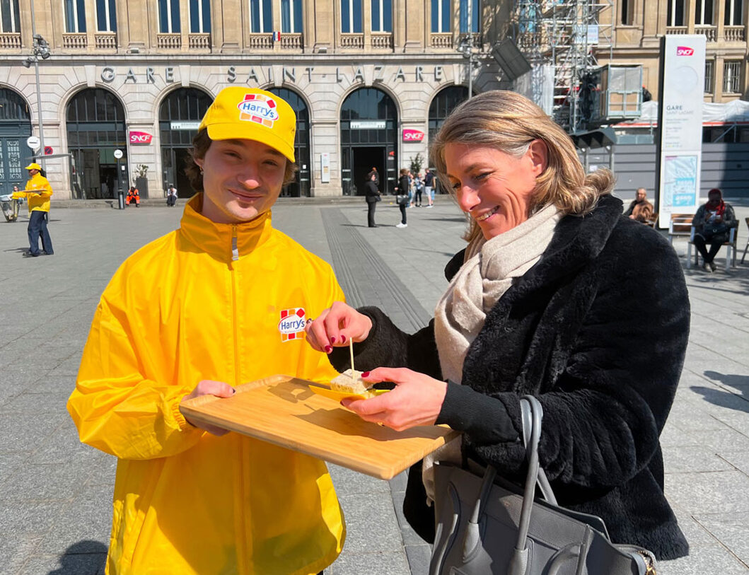 street marketing événementiel Harrys