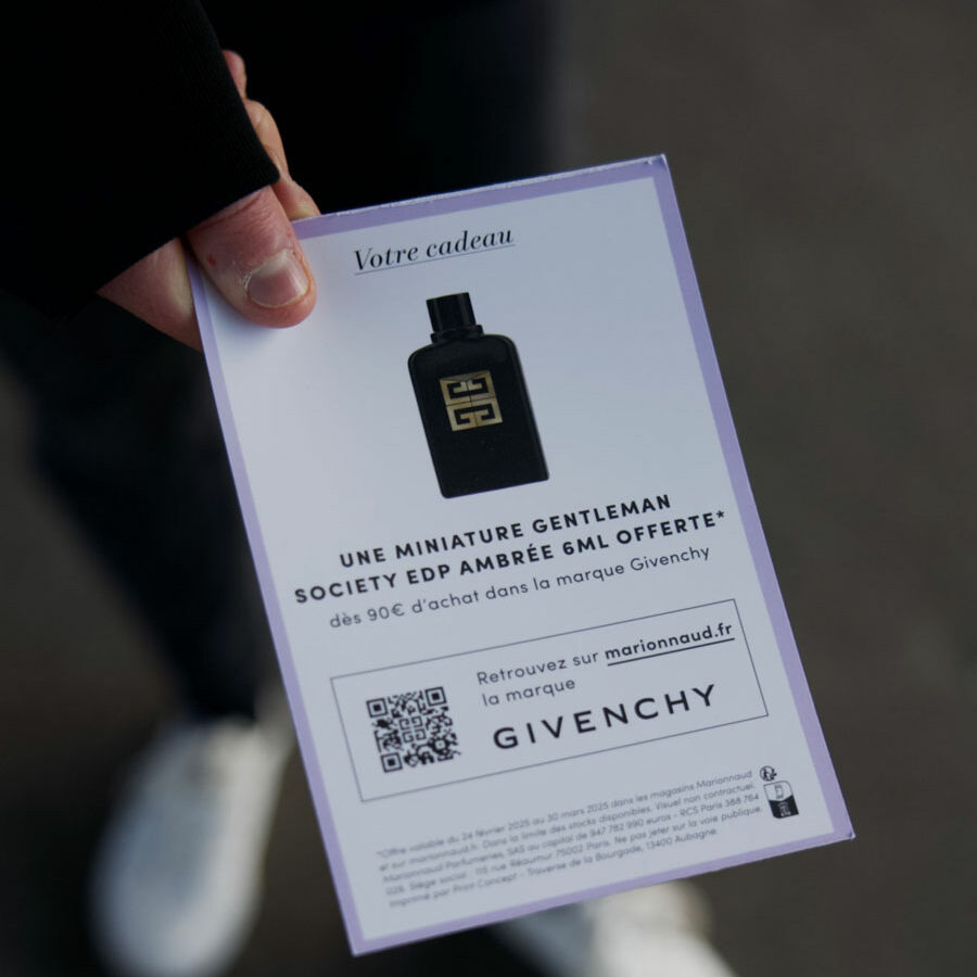 mécanique drive-to-store relayant l'offre en cours