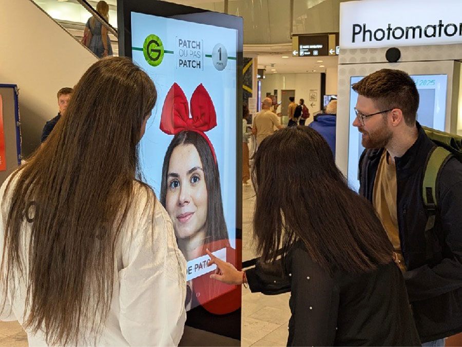 écran digital événement de marque