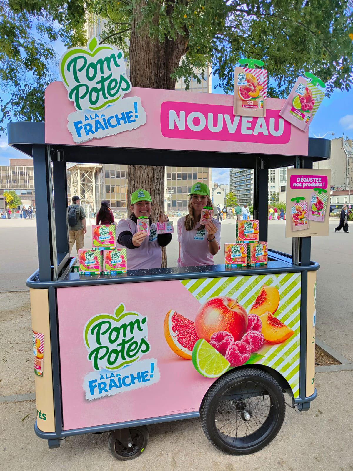 Distribution échantillons pom'potes