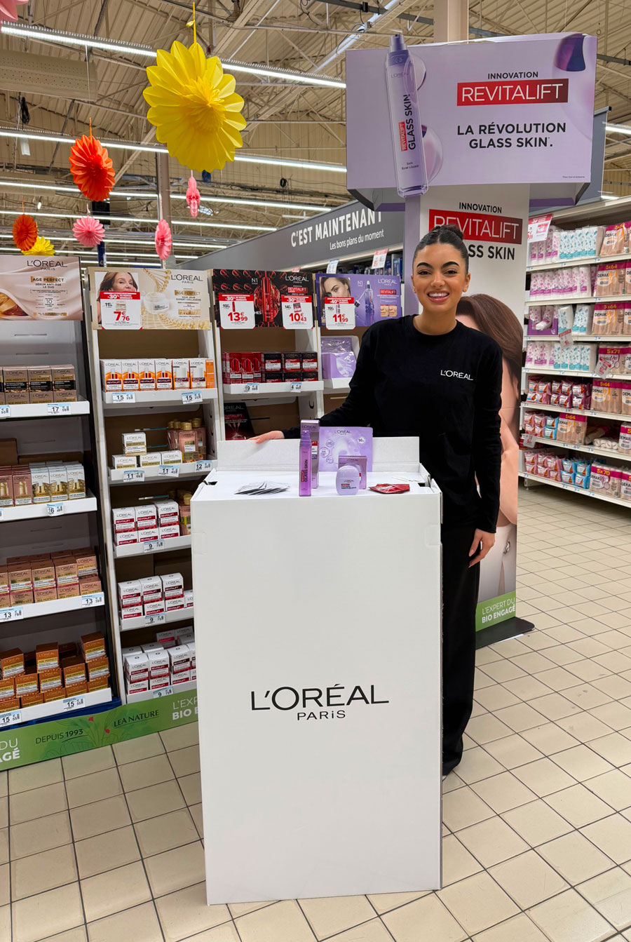 animation commerciale L'Oréal